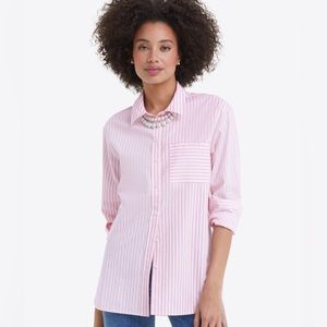 {NWT} Lynn Long Sleeve Top in Pink Mixed Stripe Small